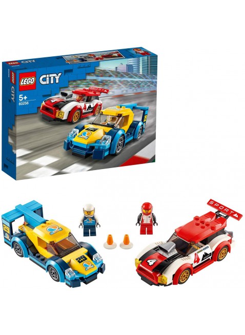 LEGO City Turbo Wheels Auto da Corsa per Costruire 2 Veicoli e 2 Minifigure