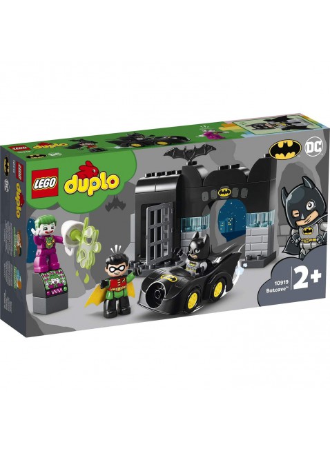 LEGO DUPLO DC Batcaverna con la Batmobile & JOKER Automobilina giocattolo 