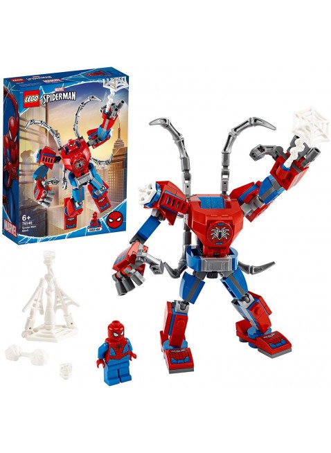 LEGO Super Heroes Il Mech di Spider-Man Set Costruzioni per Bambini Minifigure 