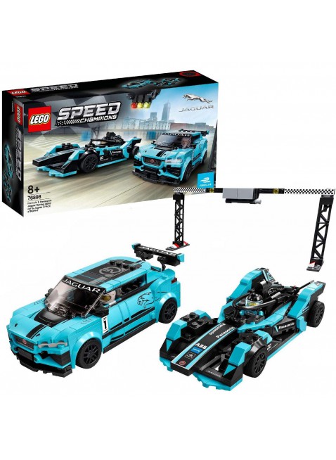 LEGO Speed Champions Panasonic Jaguar Racing GEN2 Jaguar I-PACE eTROPHY Modelli 