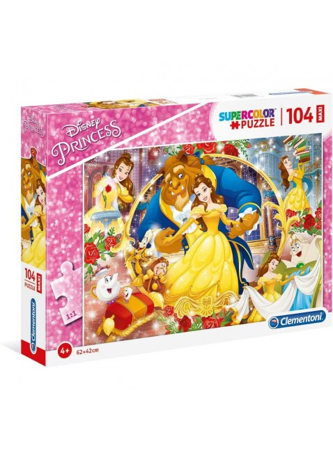 Clementoni Supercolor Puzzle Disney The Beauty And The Beast 104 Made In Italy 