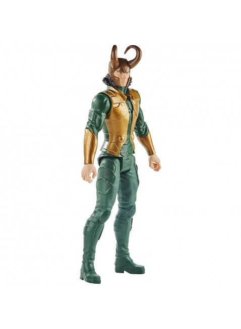 Avengers Loki Action Figure 30cm in scala con Blaster Titan Hero Blast Gear 