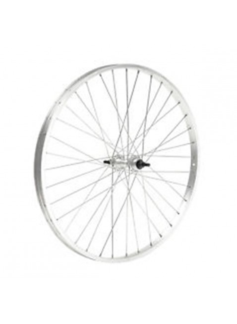 Ruota cerchio bici posteriore 26 x 1,75 cerchio alluminio mozzo acciaio con dadi