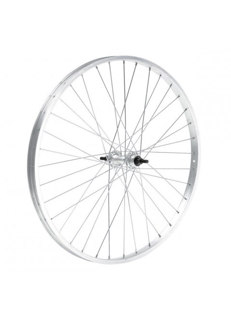 Ruota cerchio anteriore bici touring mtb 20 x 1,75 alluminio mozzo acciaio +dadi