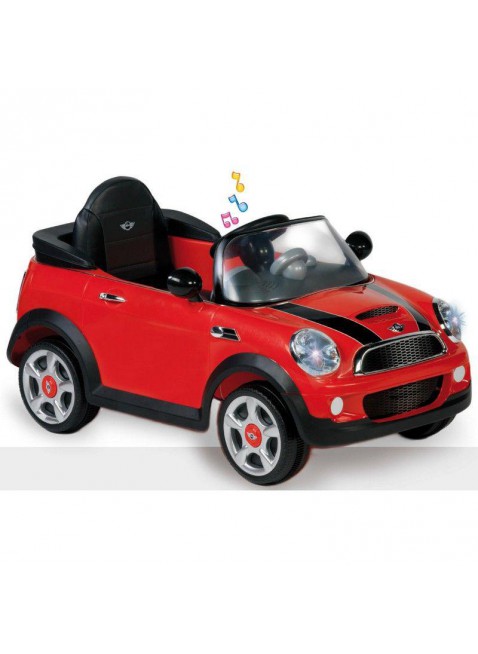 Auto elettrica bambino/bambina Mini Cooper rossa