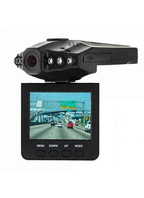 TELECAMERA VIDEOREGISTRATORE DVR AUTO HD MONITOR LCD 2.5" 6 LED 720P SPY SD LED