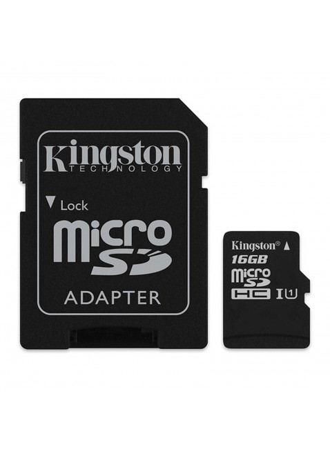 Scheda di Memoria SD Micro Memory Card Classe 4 16 GIGA GB + Adattatore KINGSTON