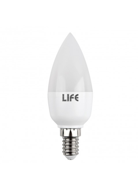 Lampada Lampadina Attacco E14 LED LIFE Bulb Luce Bianca Naturale 5,5 Watt 490 LM