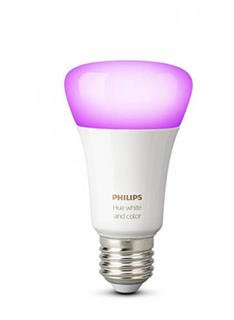 Lampadina Philips Attacco E27 Luce Bianca e Colorata Potenza 9,5W Illuminazione