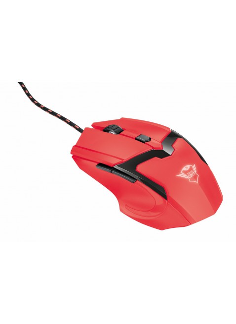 Mouse da Gioco Trust Gaming Rosso Ergonomico Regolatore Velocità Spectra
