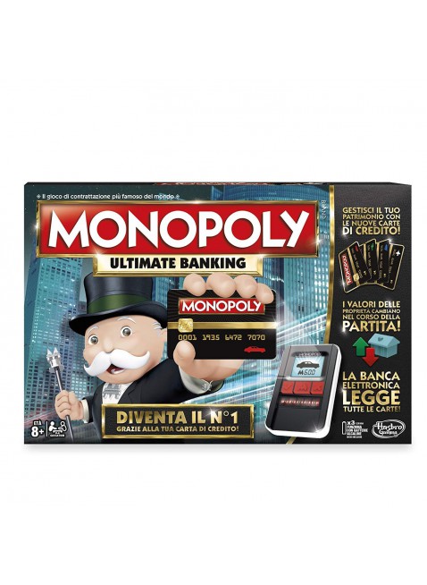 Monopoly con Banca Elettronica Giochi di Società da Tavola 