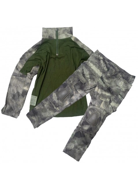 Completo Mimetica Vegetato + Pantalone Militare Taglia S Caccia Advance Atacs