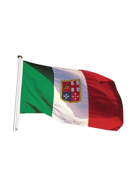 Bandiera italiana Bandierina marina mercantile 200x300 mm Nautici Gommone Barca