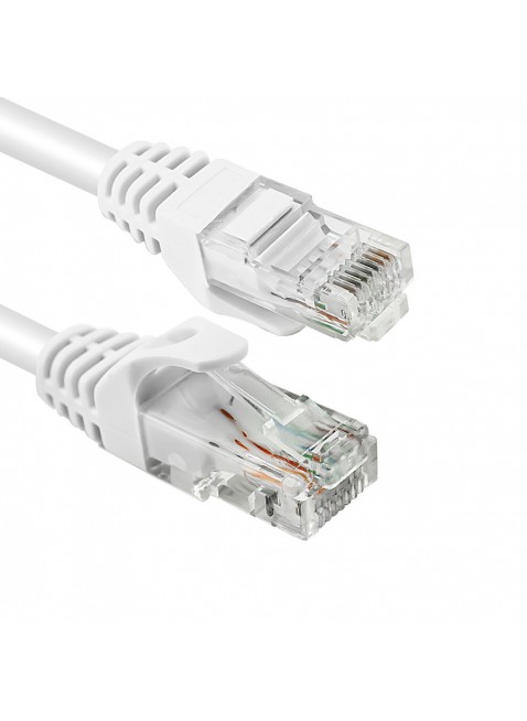 Cavo Ethernet UTP TAAU020-UTP-WH Vultech Bianco 2 Metri Categoria 6