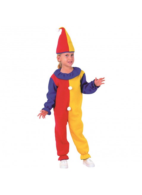 Costume di Carnevale per Bambino Vestito Diavoletto Clown 3 4 Anni 86 cm