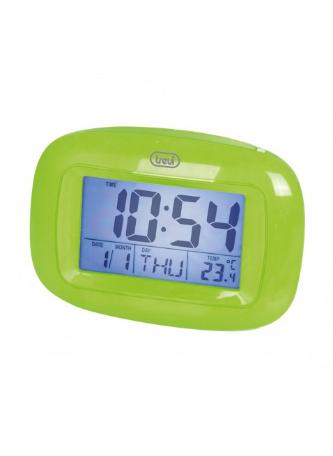 Sveglia verde Cameretta Casa Temperatura Allarme Termometro Calendario Comodino