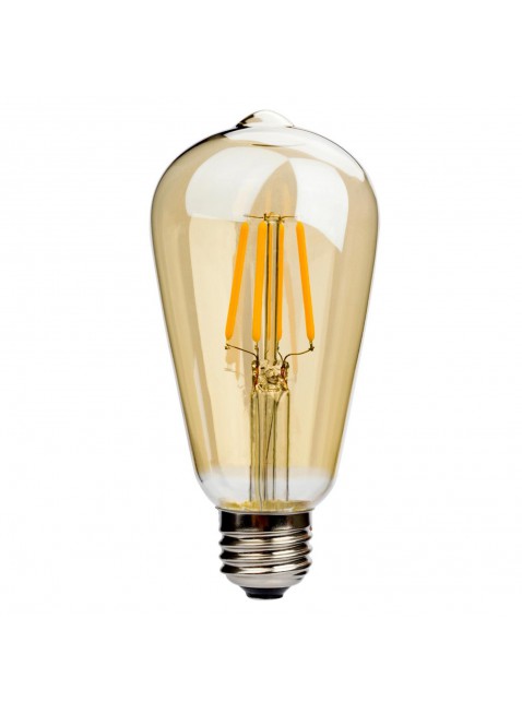 Lampadina Lampada a filamento LED 6W E27 Luce Calda 2200K 500 Lumen V-TAC
