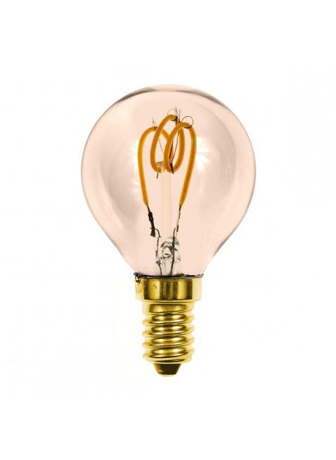 Lampada LED a Filamento E14 P45 2,5W Luce Calda Soft Vintage Life