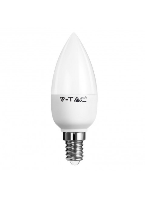 Lampada Lampadina Attacco E14 a LED SMD V-TAC Bulbo Luce Bianca Naturale 6 Watt