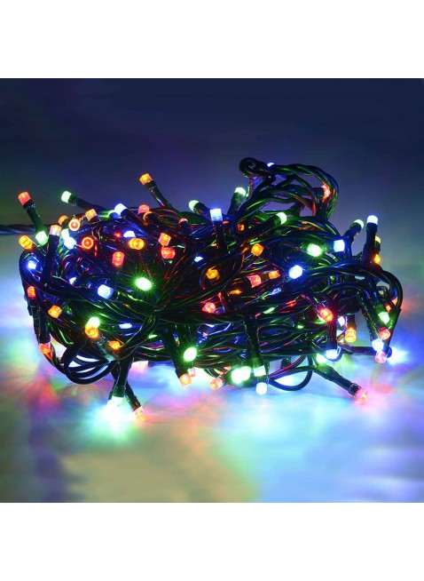 100 Mini Lucciole Luci di Natale per Presepe Albero Multicolore Luminoso