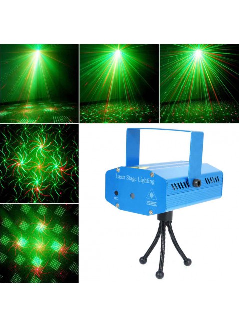 Proiettore Mini Laser Effetto Luci per Disco Illuminazione Discoteca
