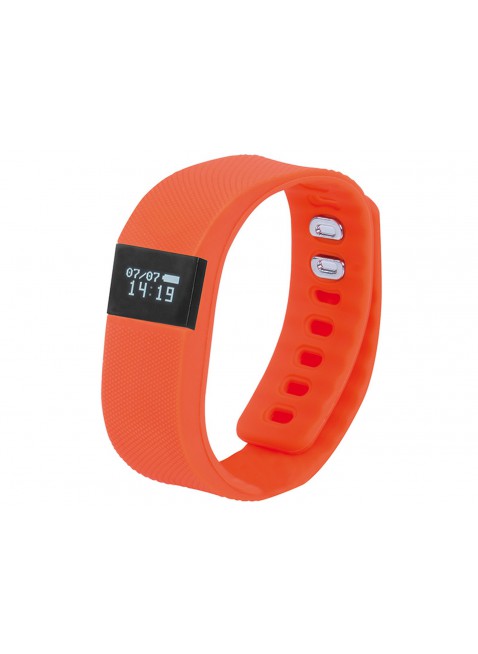 Orologio da fitness Sport Arancione Pedometro Calorie con Sveglia Data e Ora