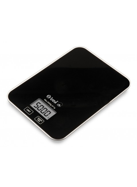 Bilancia cucina elettronica Slimmy Digitale 5Kg Trevidea Precisione Nero Sensore