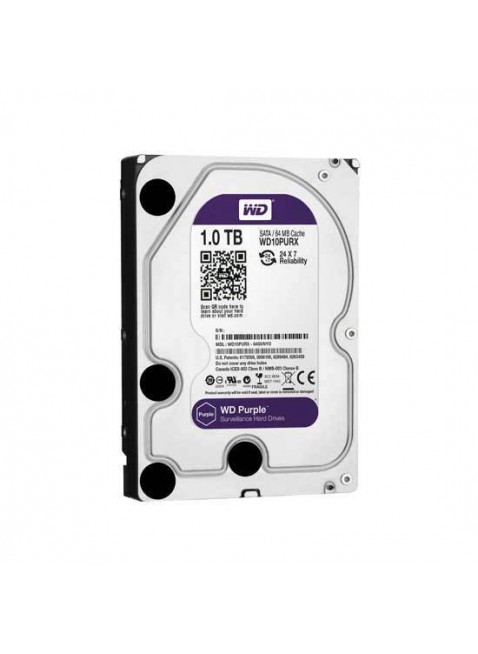 Hard Disk Videosorvegliana SATA III 64 Mb 1000 Gb WD Purple HDD