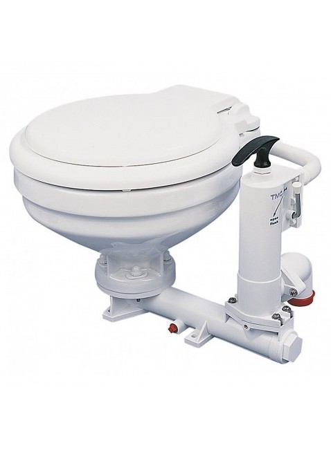 Toilette Wc Manuale Marino Bagno TMC per Barca in Ceramica Camper