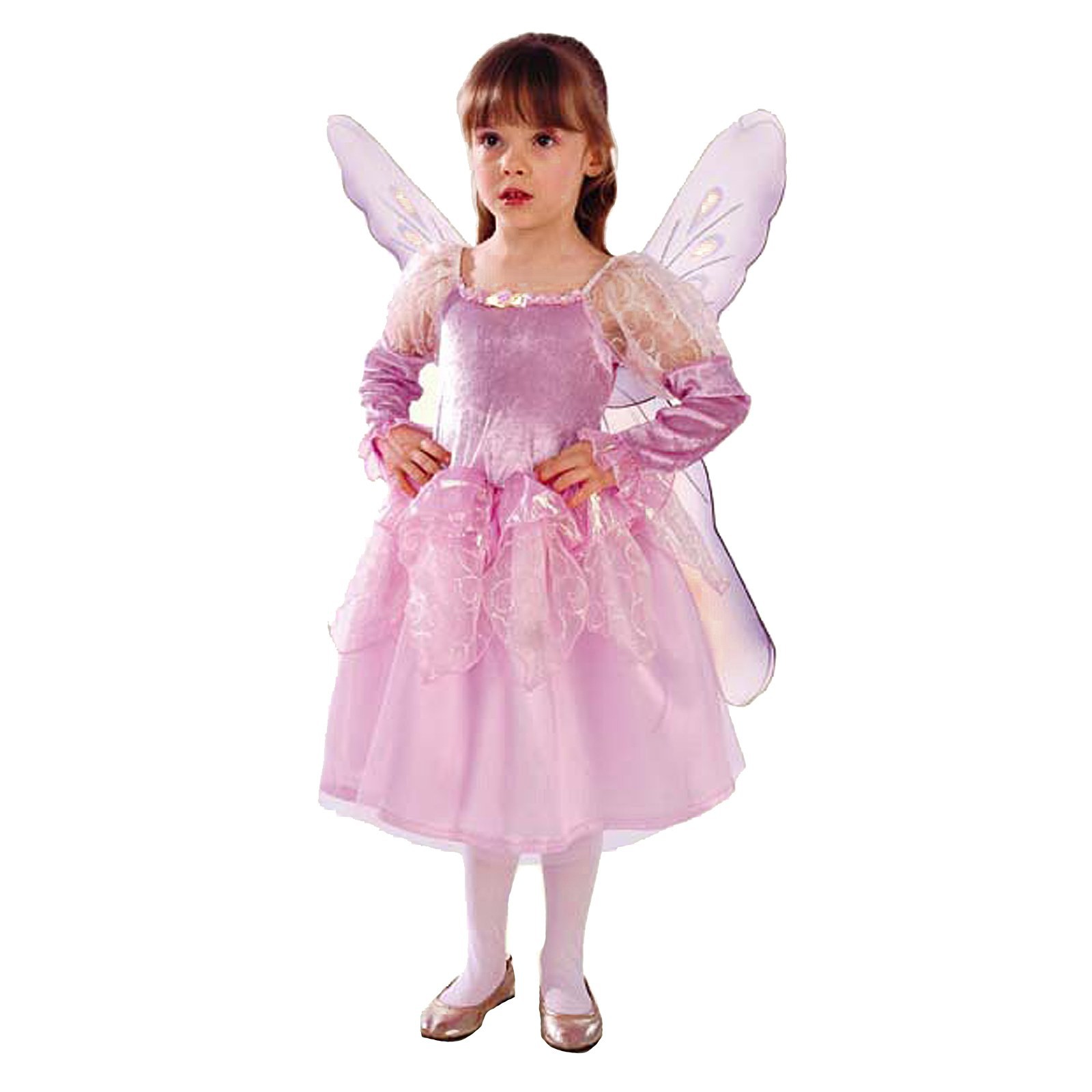 Costume di Carnevale per Bambina Vestito Mariposa Fata 3/4 Anni 86 cm