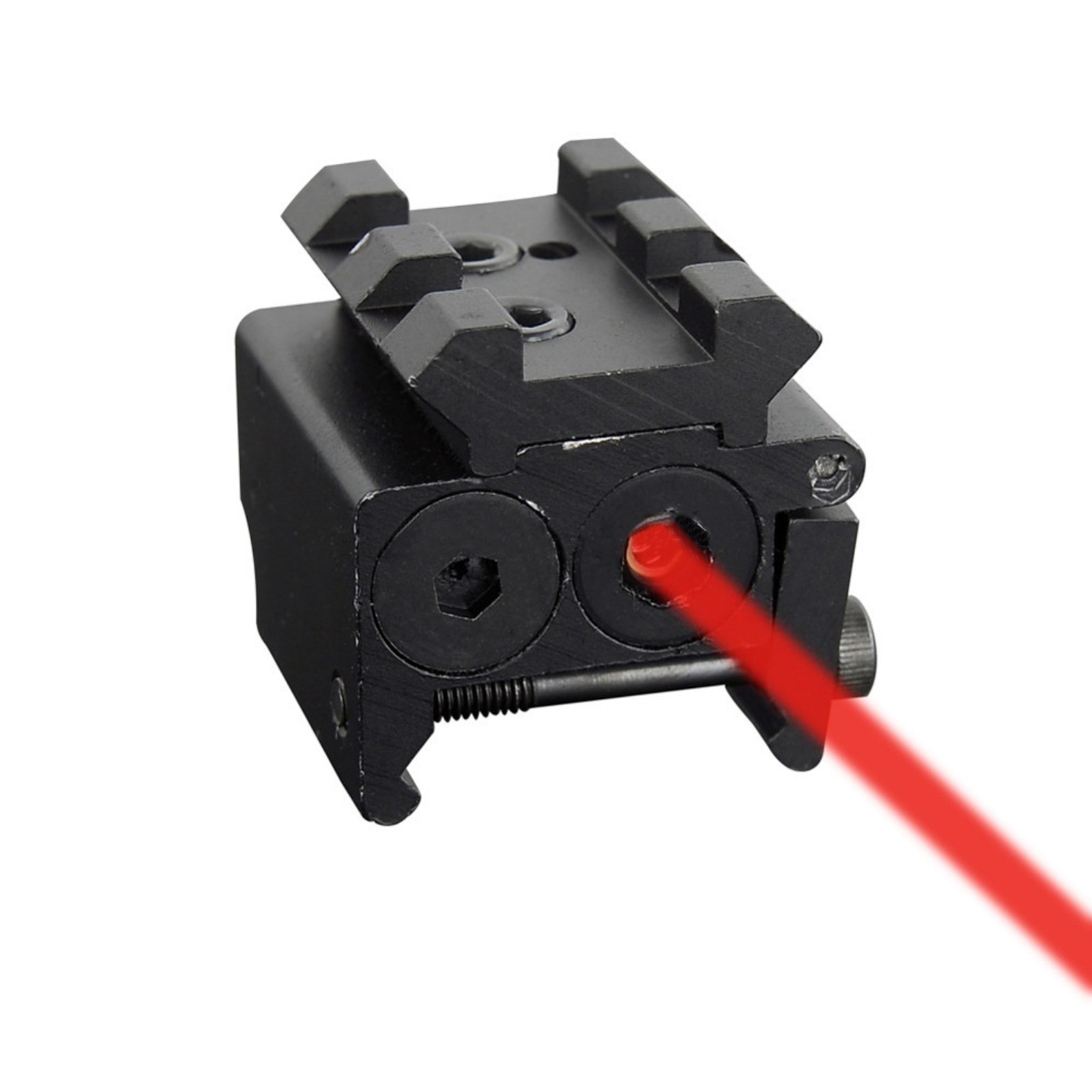 Puntatore laser Rosso di Precione Mirino per Softair Tiro Pistola Fucile